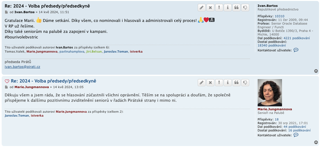 Volba na foru